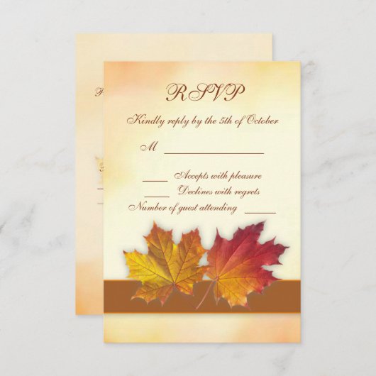 RSVP RSVP (Voorkant / Achterkant)