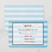 RSVP RSVP RSVP: Rode stripper Waterverf Kaartje (Voorkant / Achterkant)