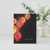 RSVP RSVP UITNODIGING BRIEFKAART (Staand voorkant)