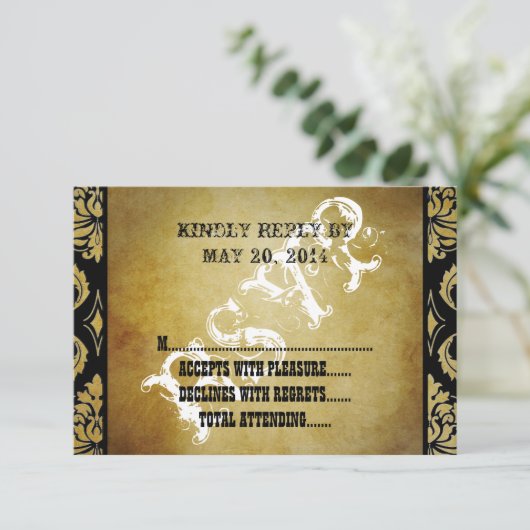 RSVP Rustic Country Wedding (Staand voorkant)