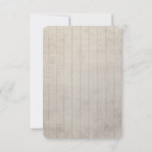 RSVP Rustic Desert Cactus Flower Wood Waterverf Kaartje (Achterkant)