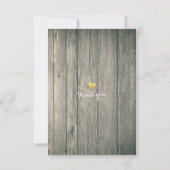 RSVP Rustic Wood en Mason Jar String Lights Kaartje (Achterkant)
