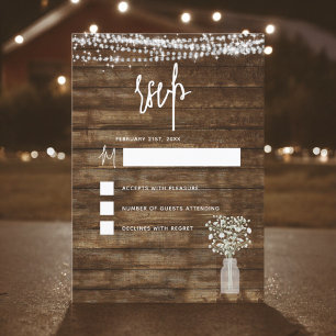 RSVP rustieke boerderij String Lights Land Kaart