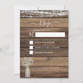 RSVP rustieke boerderij String Lights Land Kaart (Voorkant)