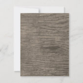 RSVP Rustieke  Kant Hout Script Typografie (Achterkant)