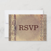RSVP Rustisch Land  Paper Burlap Wedding (Achterkant)