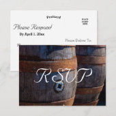 RSVP - Rustisch wijnbouwareaal op het platteland Kaartje (Voorkant / Achterkant)