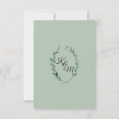 RSVP Sage Groene Laurel Krans Olijfblad Tak (Achterkant)