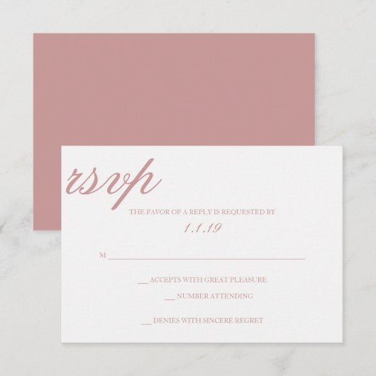 RSVP | Samen (Voorkant / Achterkant)