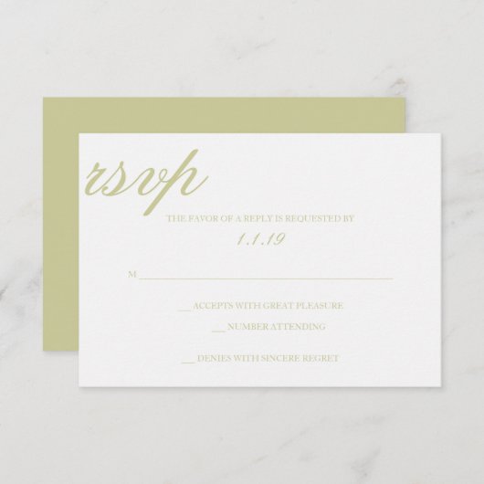 RSVP | Samen (Voorkant / Achterkant)