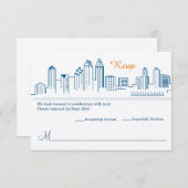 RSVP San Diego Silhouette Trouwdag (Voorkant / Achterkant)