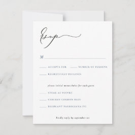 RSVP Script Classic RSVP Insert-Kaart