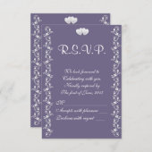 RSVP-shabby Kaart (Voorkant / Achterkant)