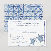 RSVP Shibori Kumo Aquarel Strand Zeeschildpadden K (Voorkant / Achterkant)
