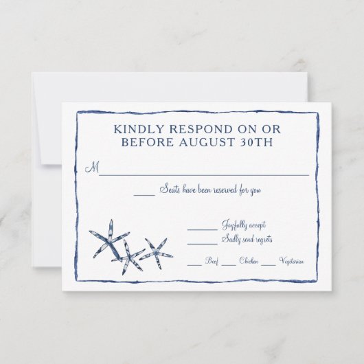 RSVP Shibori Kumo Waterverf Beach Starfish Star (Voorkant)