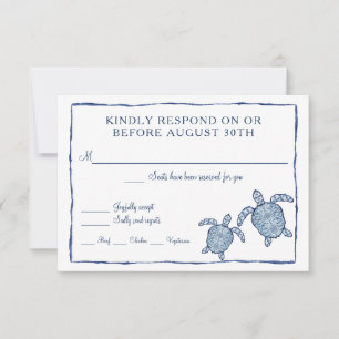 RSVP Shibori Kumo Waterverf Beach Zee Turtles Art