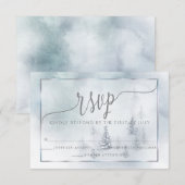 RSVP | Silver Blue Winter Wonderland (Voorkant / Achterkant)