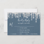 RSVP Silver Grey Drift Wedding Event Confetti (Voorkant)