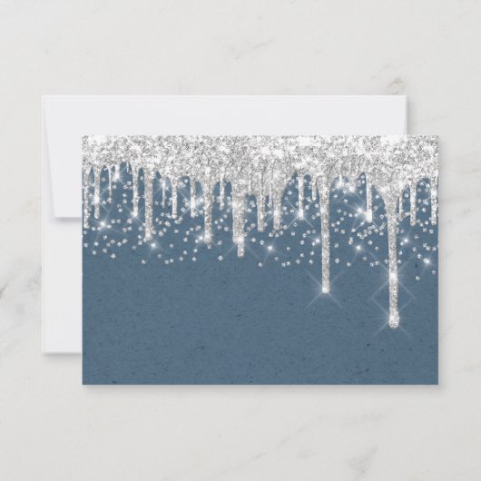 RSVP Silver Grey Drift Wedding Event Confetti (Achterkant)