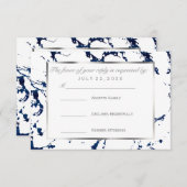 RSVP Silver, Navy Blue en White (Voorkant / Achterkant)
