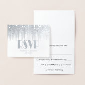 Rsvp Silver Star-douche Folie Kaarten (Display)