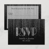 RSVP Silver Star Shower en Black (Voorkant / Achterkant)