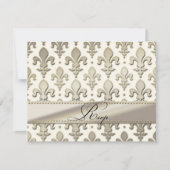 RSVP Silver Wedding Jubileum, Fleur de Lis (Voorkant)