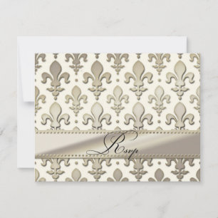 RSVP Silver Wedding Jubileum, Fleur de Lis