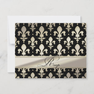 RSVP Silver Wedding Jubileum, Fleur de Lis
