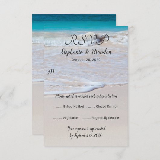 RSVP-Sjabloon in het menu Verticaal balkscène (Voorkant / Achterkant)