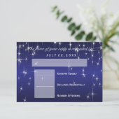 RSVP Star Lights in Metallic Dark Blue - RSVP (Staand voorkant)