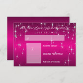 RSVP Star Lights in Metallic Hot Pink - RSVP (Voorkant / Achterkant)