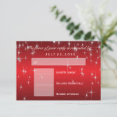 RSVP Star Lights in Metallic Red - RSVP (Staand voorkant)