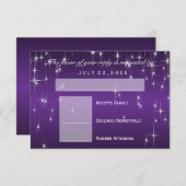 RSVP Star Lights in metallisch Paars - RSVP (Voorkant / Achterkant)