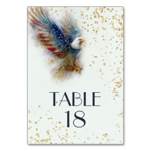 RSVP Steenarend Patriottisch USA Semiquincentennia Kaart