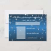 RSVP Sterrenlichten in Metallic Blauw - RSVP (Voorkant)