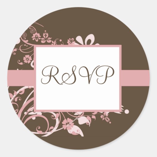 RSVP-Stickers Ronde Sticker (Voorkant)