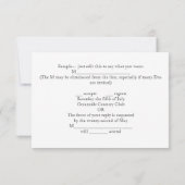 RSVP Strand Oceaan Tropische Zeester Trouw RSVP In Kaart (Achterkant)