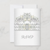 RSVP Tiara Silver White Pearl Diamond (Voorkant)