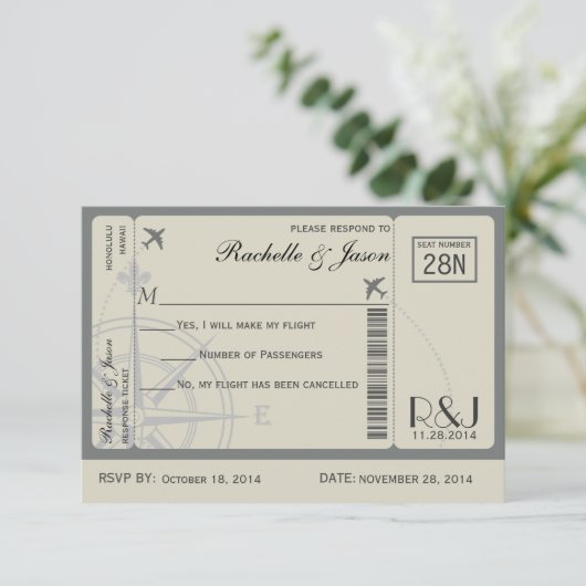 RSVP Ticket Airlines (Staand voorkant)