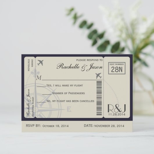 RSVP Ticket Airlines (Staand voorkant)