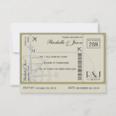 RSVP Ticket Airlines Kaart (Voorkant)