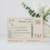 RSVP Ticket Airlines Kaartje (Staand voorkant)