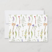 RSVP Trouw Wildflower Bloemenditsy Kaart (Achterkant)