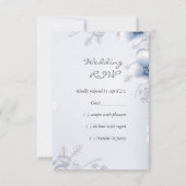 RSVP Trouwbloesems Roos Bloemen Blauw Zilver (Achterkant)