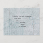 RSVP trouwerij Uitnodiging Briefkaart (Achterkant)