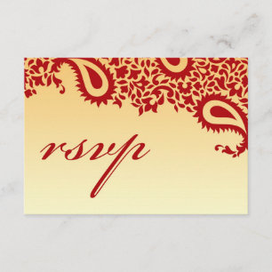 RSVP-trouwkaart met voedseloptie RSVP Kaartje
