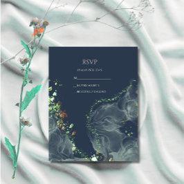 RSVP Trouwkaart Smaragdgroen   Kaartje