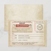 RSVP TROUWtelegrammen (Voorkant / Achterkant)
