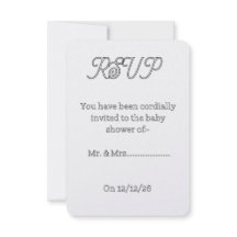 RSVP uitnodiging baby shower